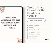 Say Less Pray More – Prayer Journal for the Heart of a Mother