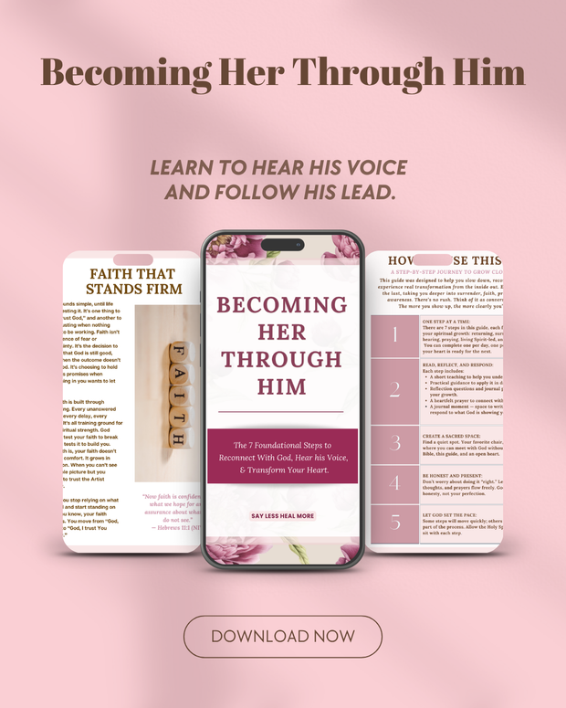 Becoming Her Through Him - The 7 Foundational Steps to Spiritual Transformation