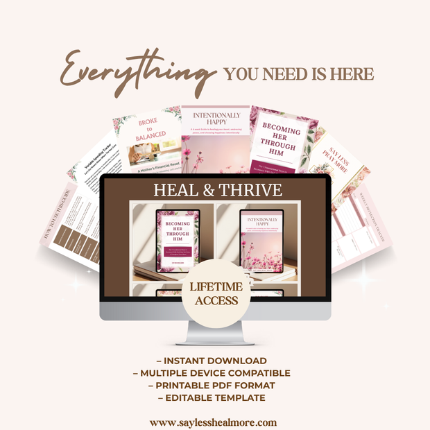 Heal & Thrive Bundle - Where Healing Meets Her Purpose