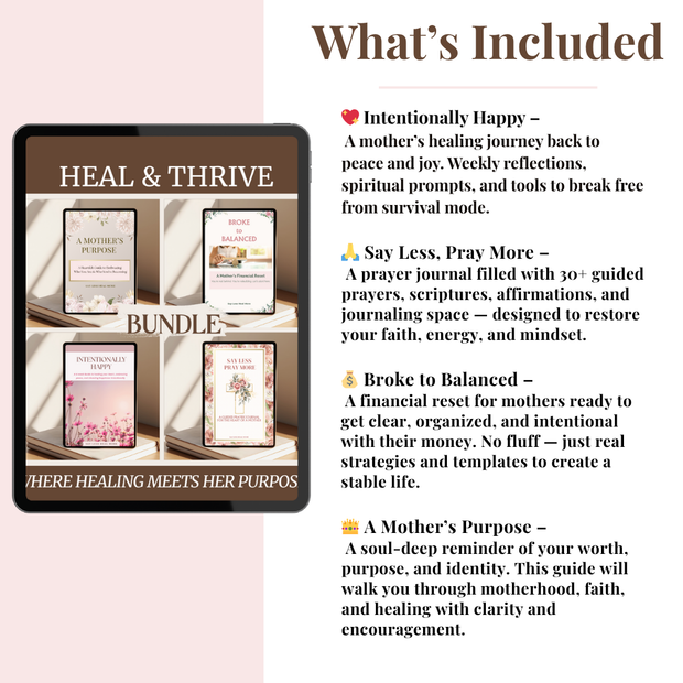 Heal & Thrive Mama Bundle - Where Healing Meets Her Purpose