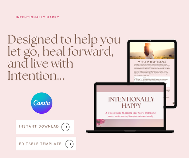 Intentionally Happy - A 6 Week Guide to Intentional Happiness