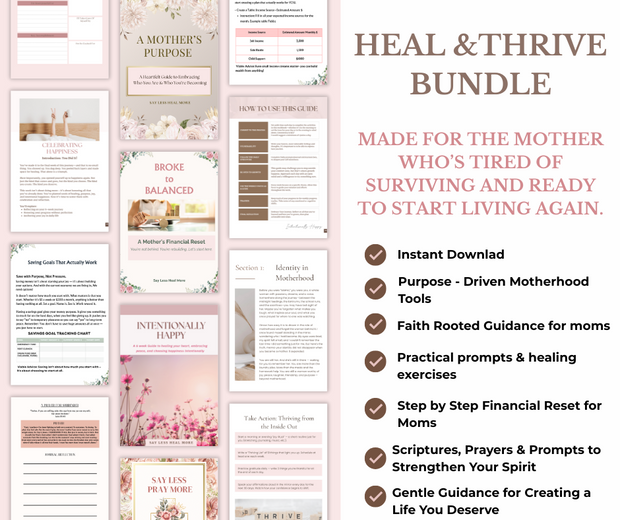 Heal & Thrive Mama Bundle - Where Healing Meets Her Purpose